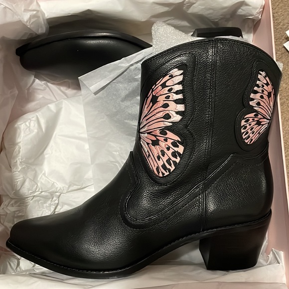 NEW - Sophia Webster - Shelby Booties with signature butterflies size 41 - Picture 2 of 4
